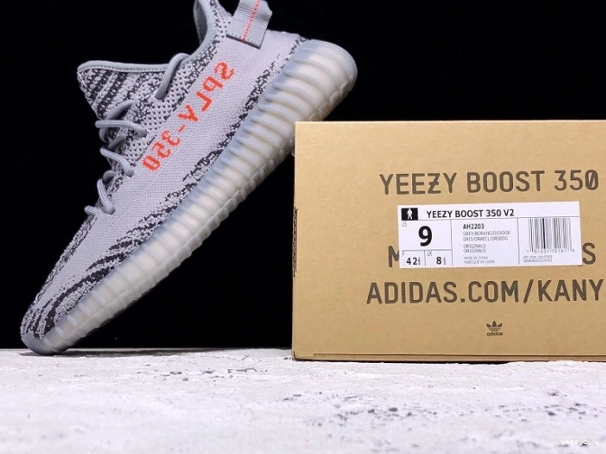 2.0 Bold Beluga Adidas Boost V2 Grey AH2203 350 Yeezy Orange 1115